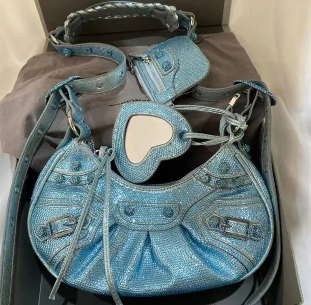 BARBIE RHINESTONE SHOULDER BAG