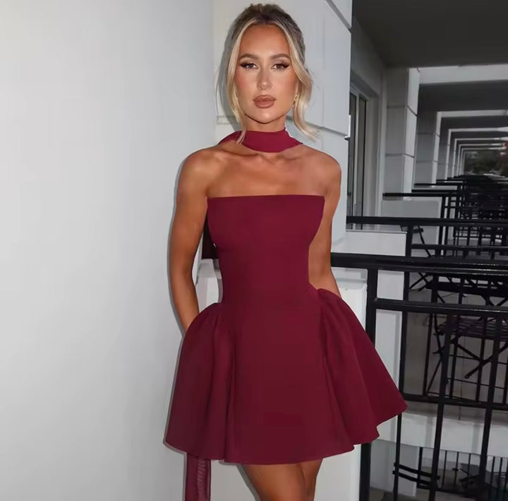Strapless Mini Dress