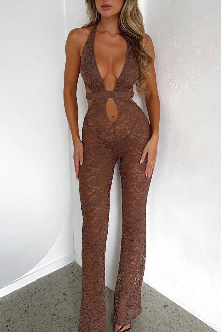 MADISON LACE JUMPSUIT