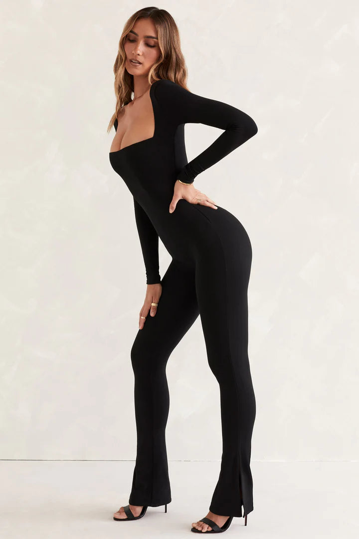 JETT Long Sleeve Square Neck Jumpsuit