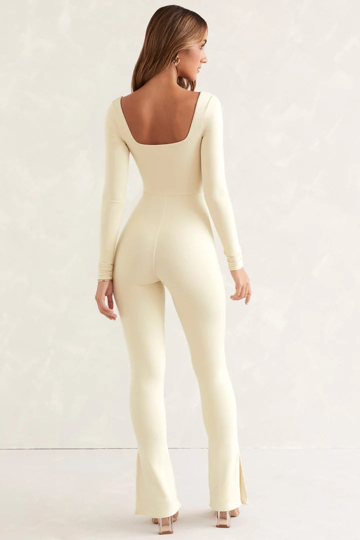 JETT Long Sleeve Square Neck Jumpsuit