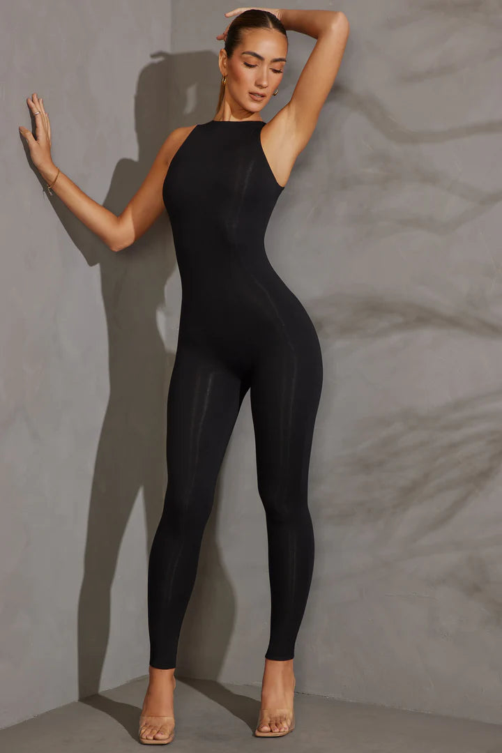 VIDA Racer Neck Jumpsuit