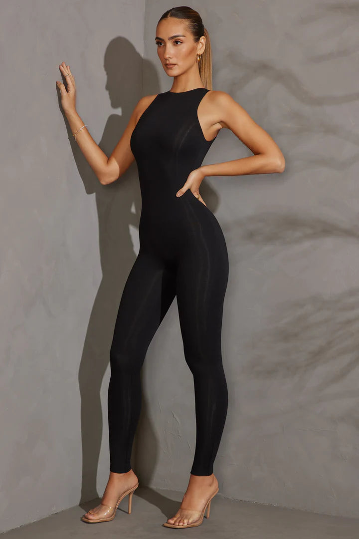 VIDA Racer Neck Jumpsuit