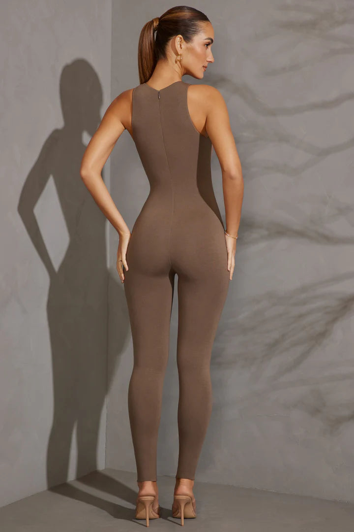 VIDA Racer Neck Jumpsuit