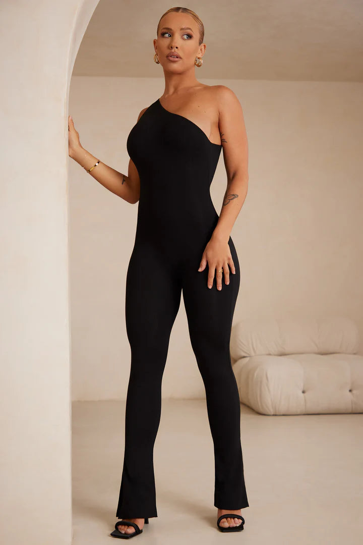 KOORI Single Strap Asymmetric Jumpsuit