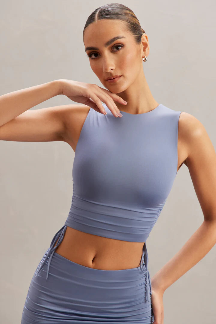 BAHIYA Ruched Tank Top