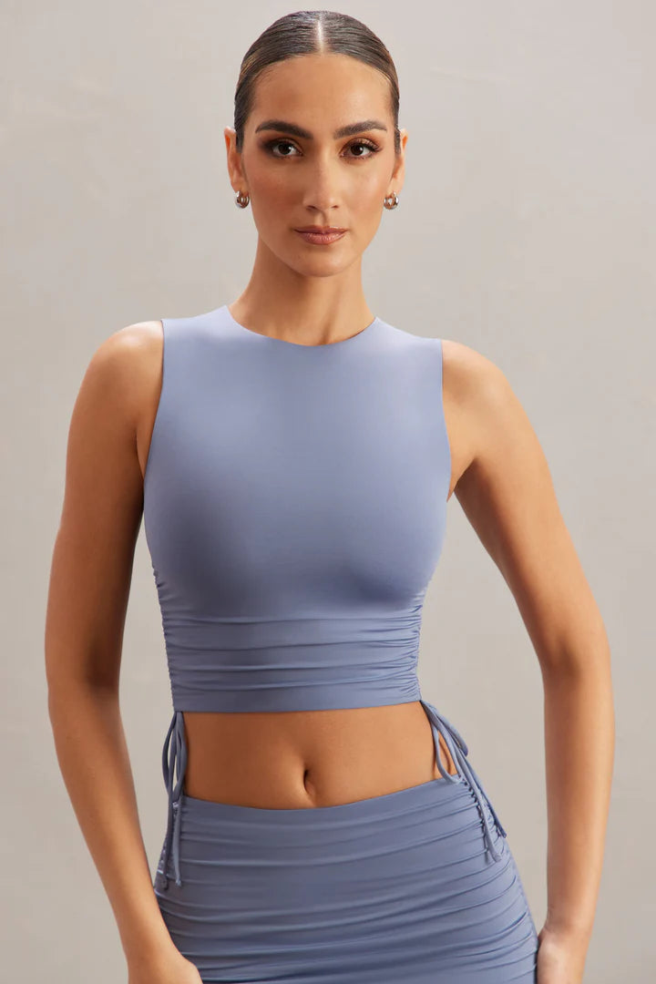 BAHIYA Ruched Tank Top