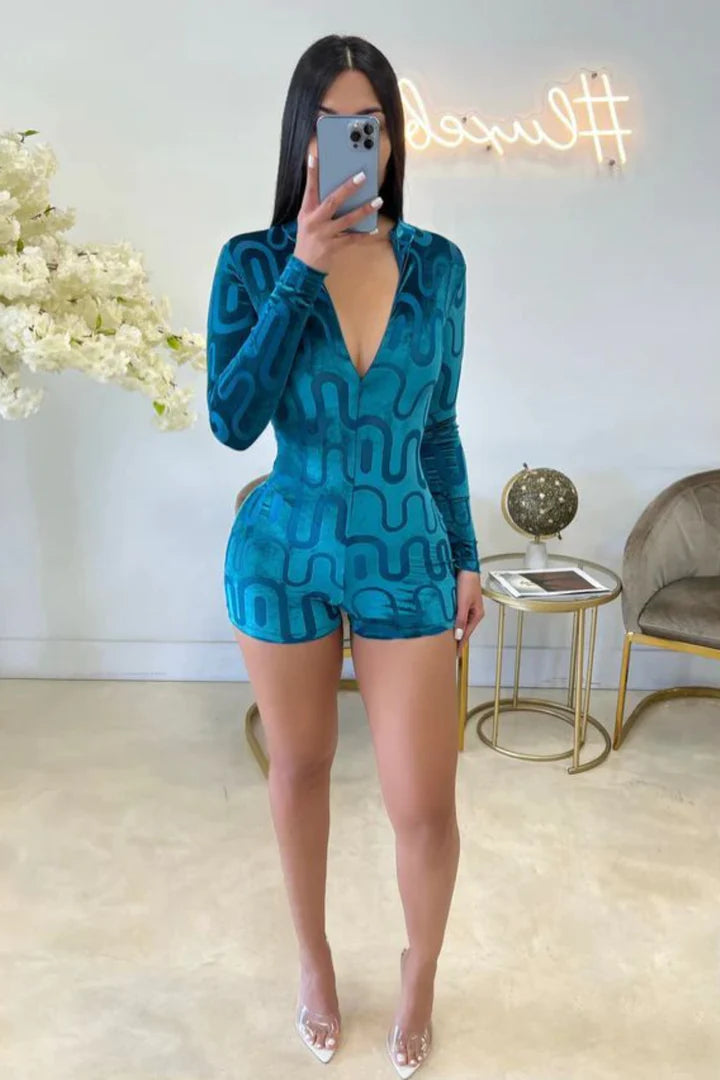 CLUB GIRL ROMPER