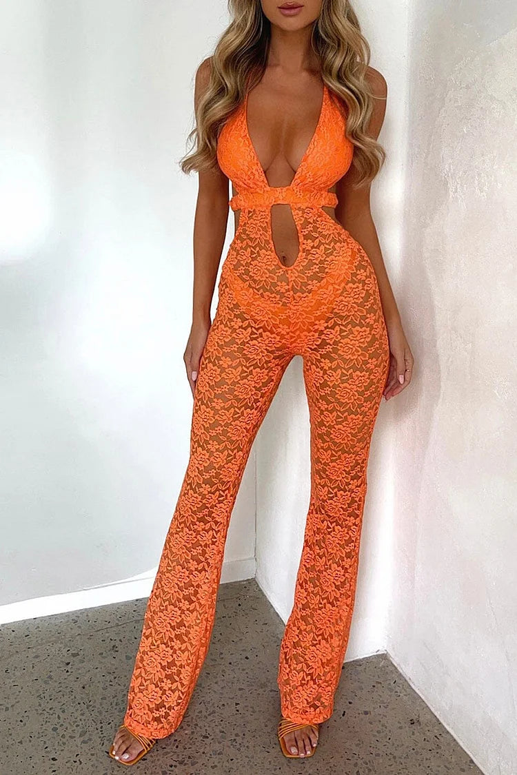 MADISON LACE JUMPSUIT