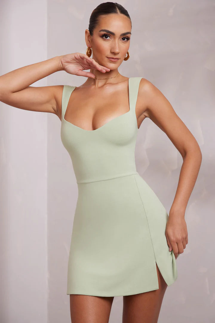 JOLIE Sweetheart Neckline Mini Dress