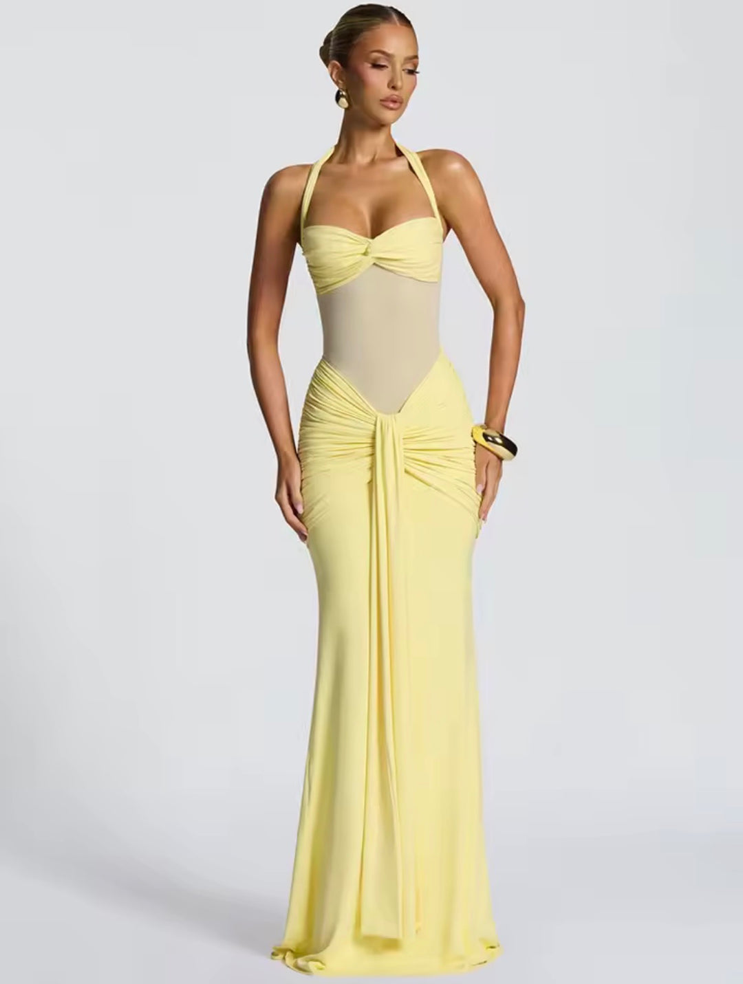 Classy Cut Out Maxi Dress