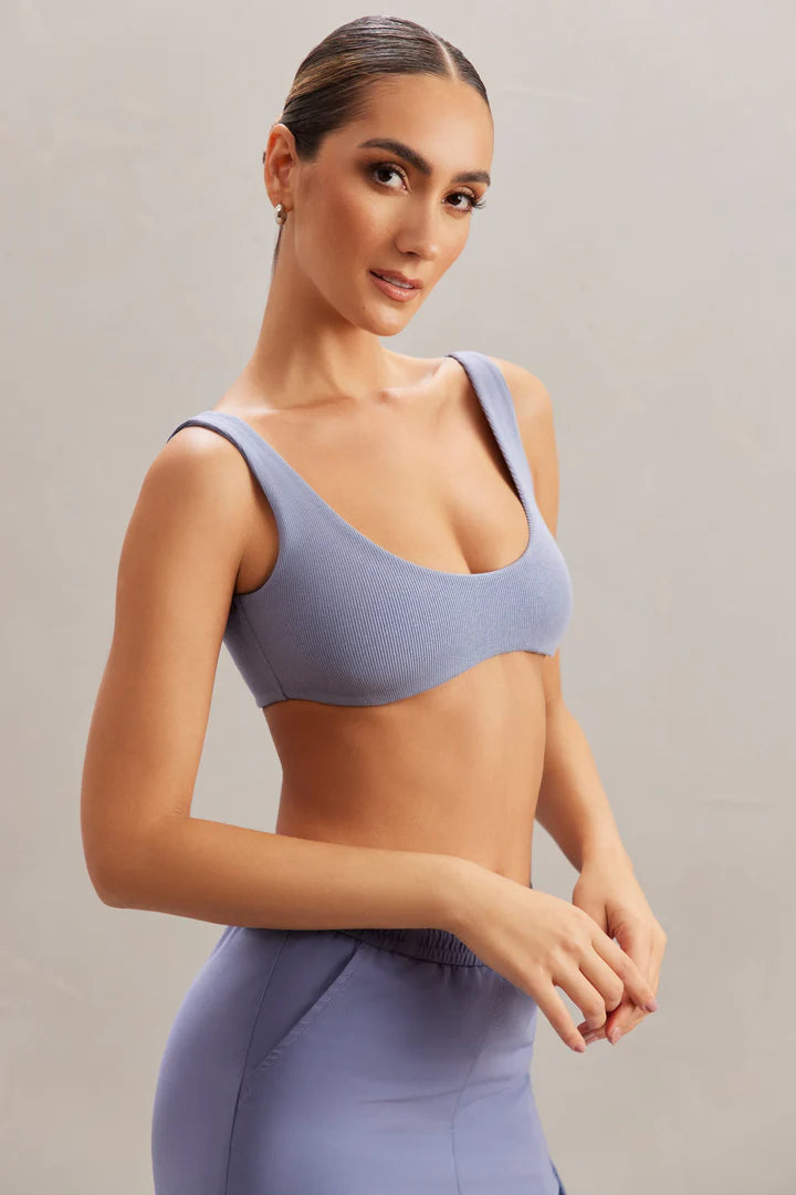 KAIYA Plunge Neck Bralette