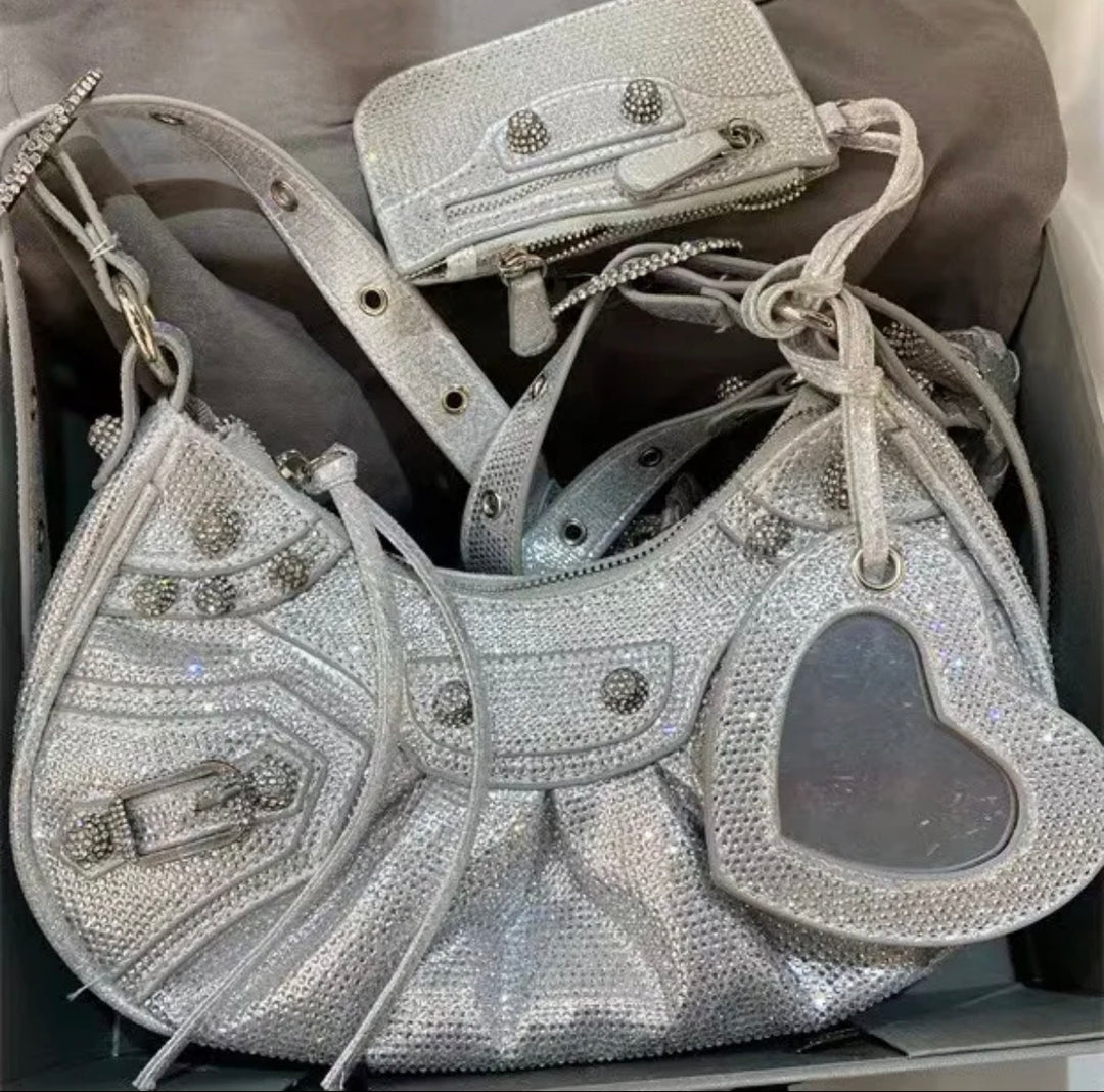 BARBIE RHINESTONE SHOULDER BAG