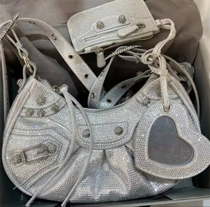 BARBIE RHINESTONE SHOULDER BAG