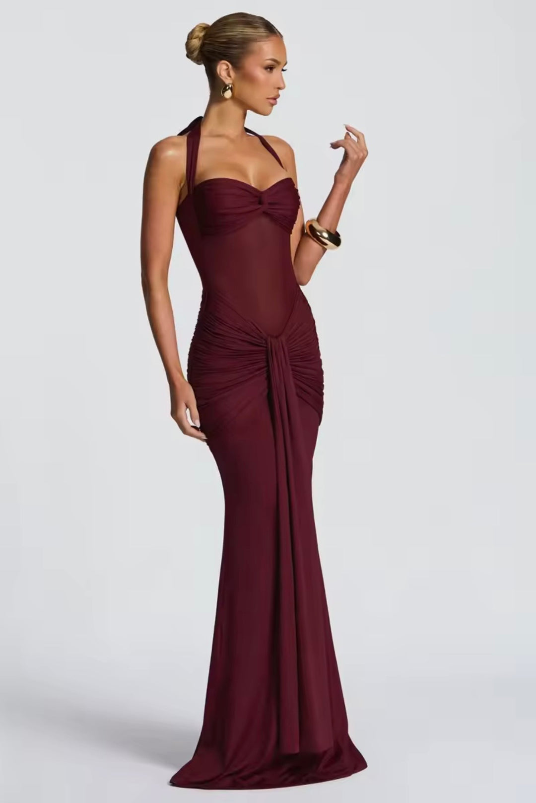 Classy Cut Out Maxi Dress
