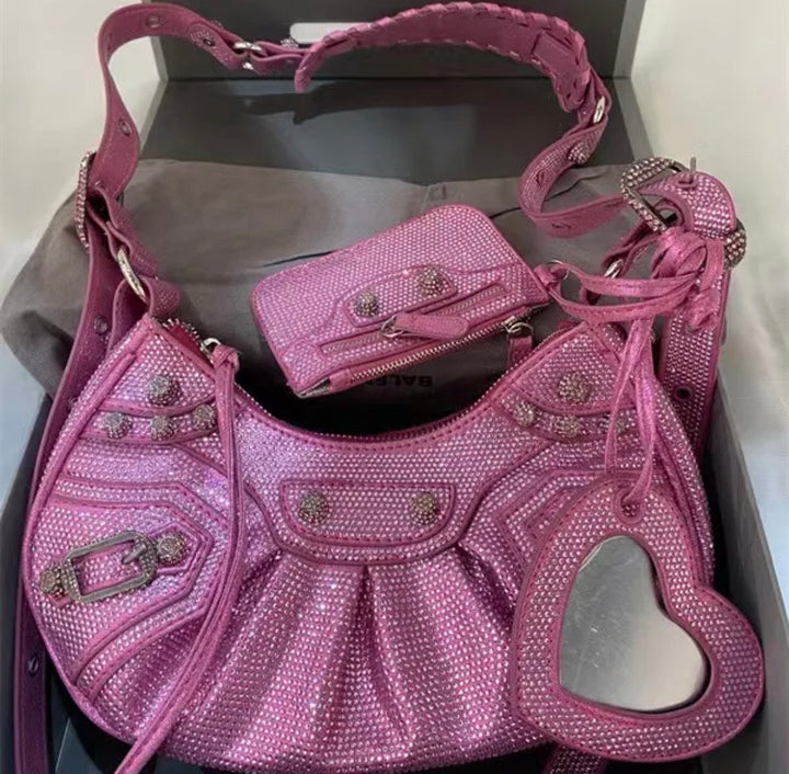 BARBIE RHINESTONE SHOULDER BAG
