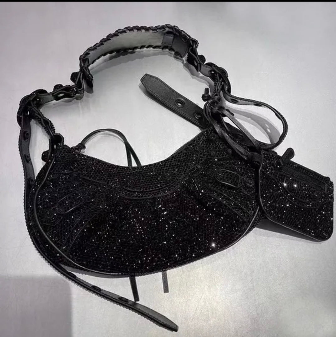 BARBIE RHINESTONE SHOULDER BAG