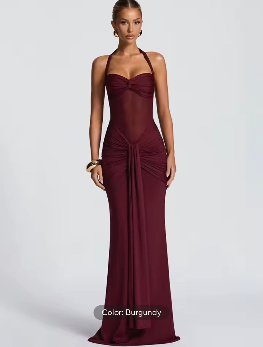 Classy Cut Out Maxi Dress