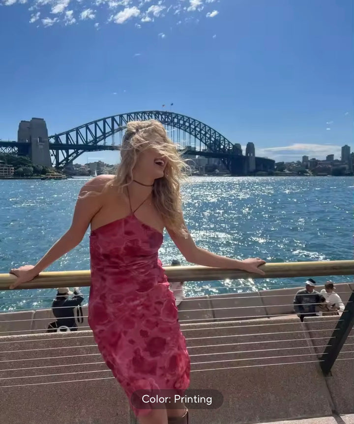 Floral Flowy Sexy Sun Dress