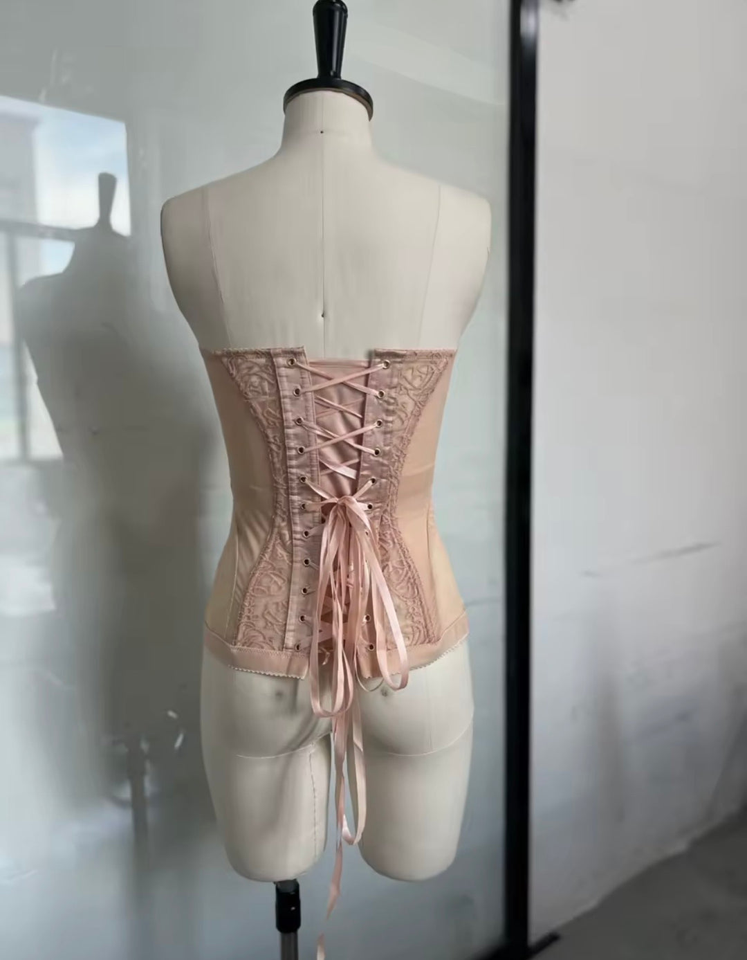 Lace Front Clasp Corset