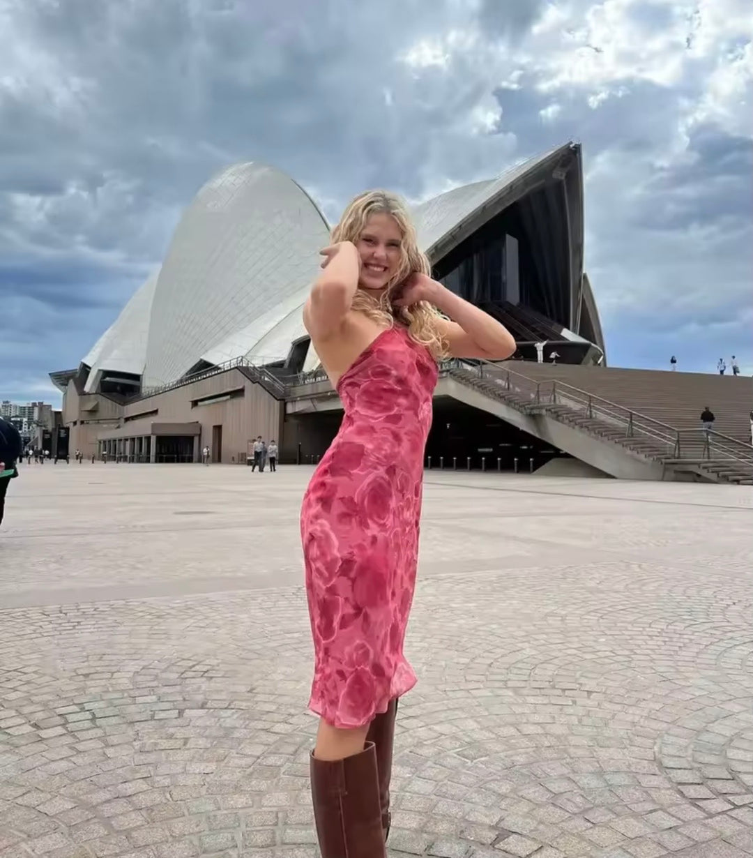 Floral Flowy Sexy Sun Dress