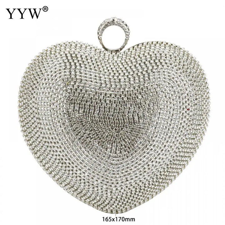 Diamond Heart Clutch