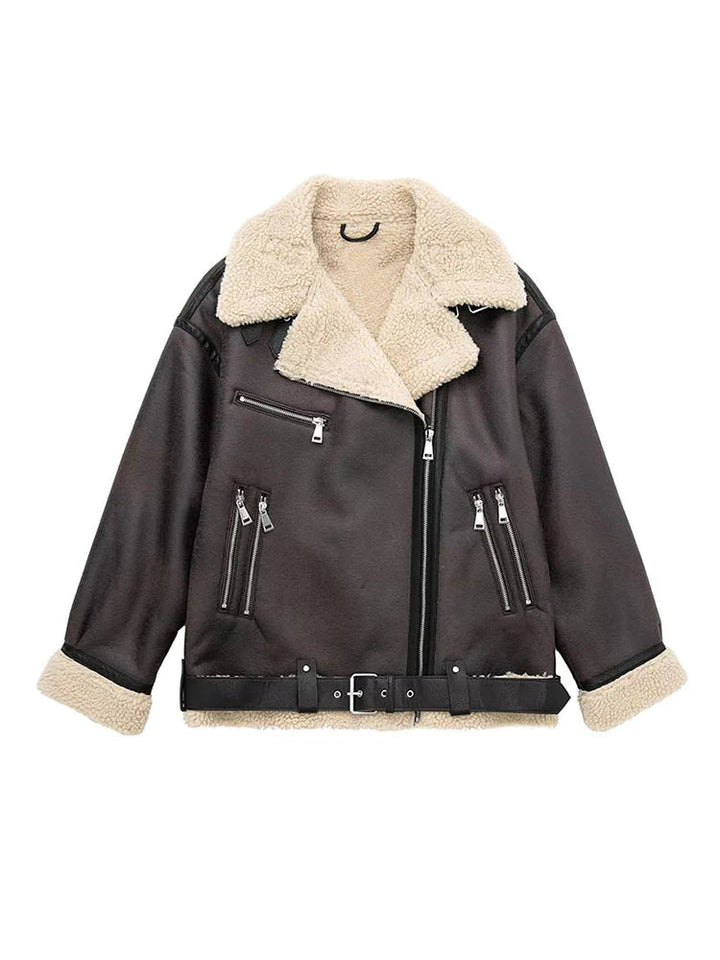 BECCA FAUX LEATHER JACKET