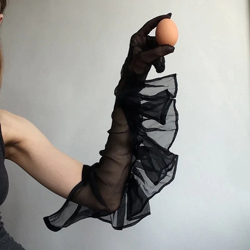 SHEER MESH GLOVES