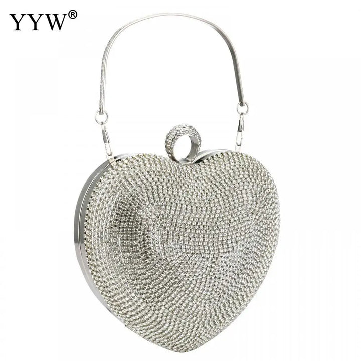 Diamond Heart Clutch