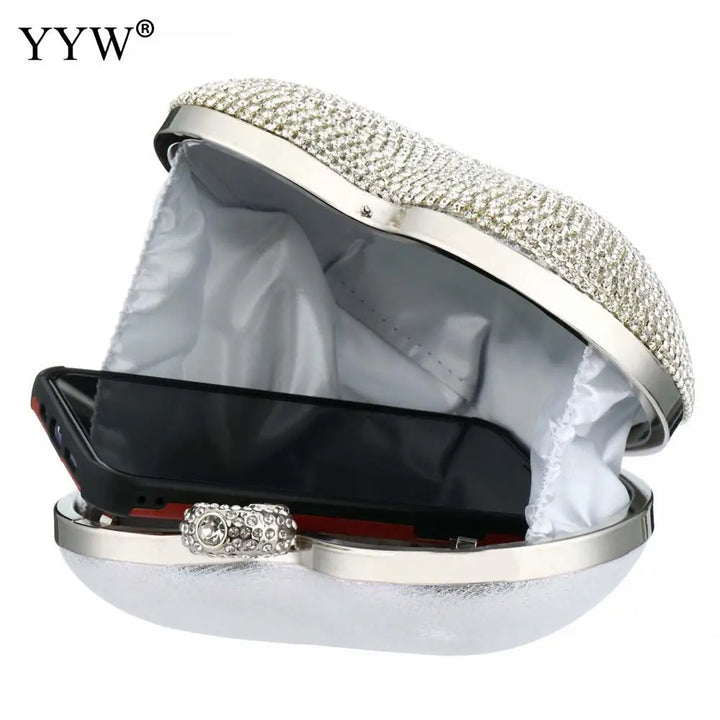 Diamond Heart Clutch