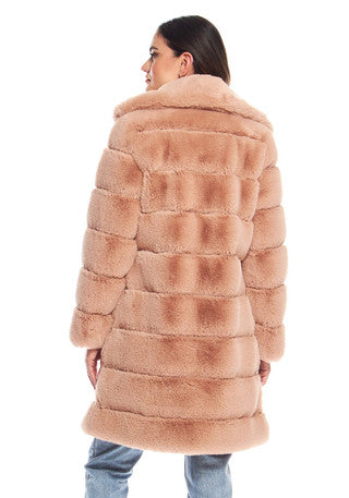 ANASTASIA FAUX FUR LONG COAT