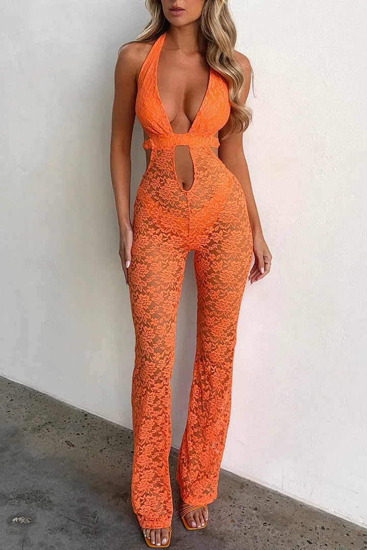 MADISON LACE JUMPSUIT