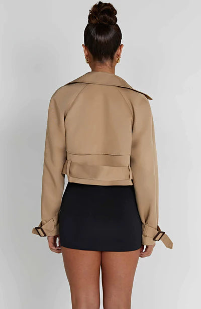 CAPRICE CROPPED TRENCH COAT