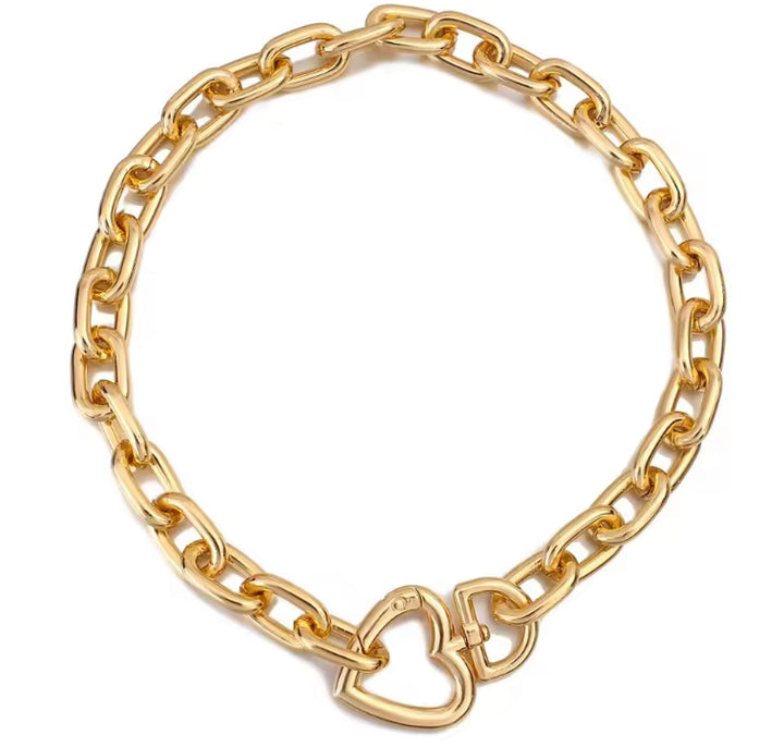 Gold Chain Link Choker