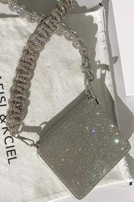 LENNOX RHINESTONE SHOULDER PURSE