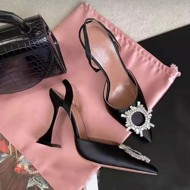 MILLER RHINESTONE POINTED HEELS