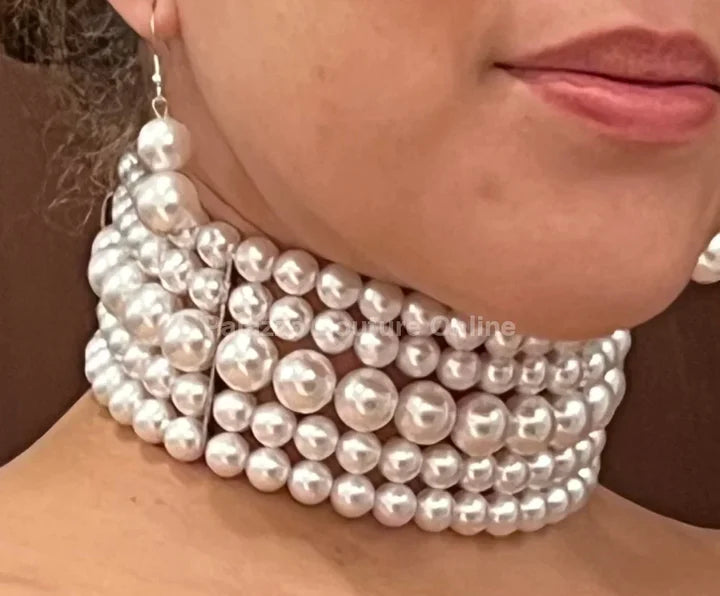 Supreme Pearl Choker Set