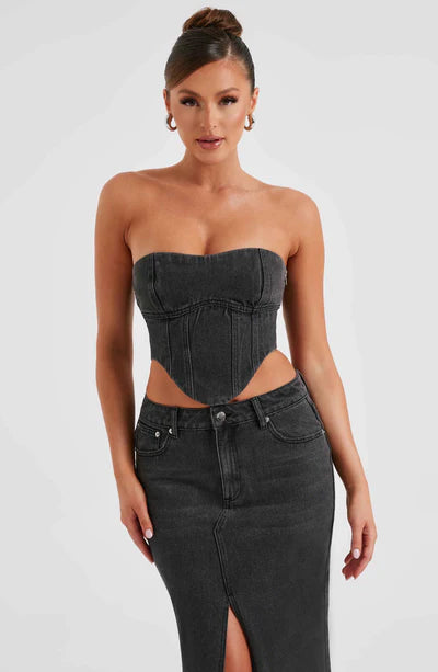 YASIE DENIM CORSET