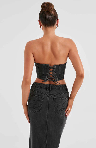 YASIE DENIM CORSET