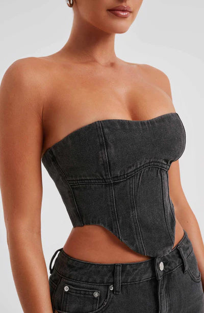 YASIE DENIM CORSET